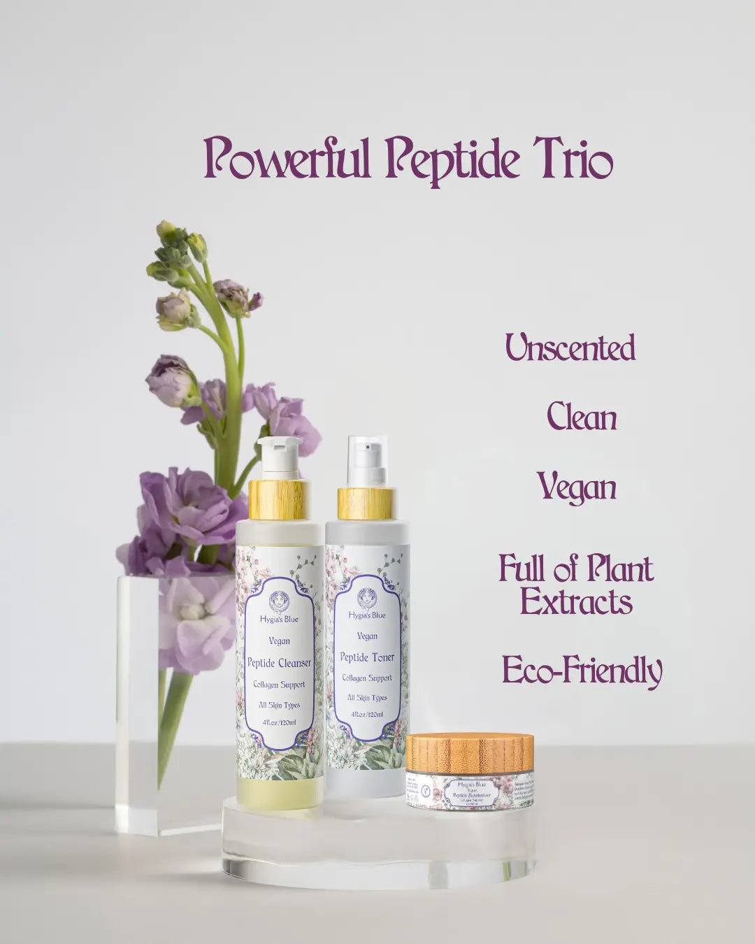 Hygia's Blue - Peptide Powered Toner– Boost Collagen - Frangance-free - Holistic Skincare My Store