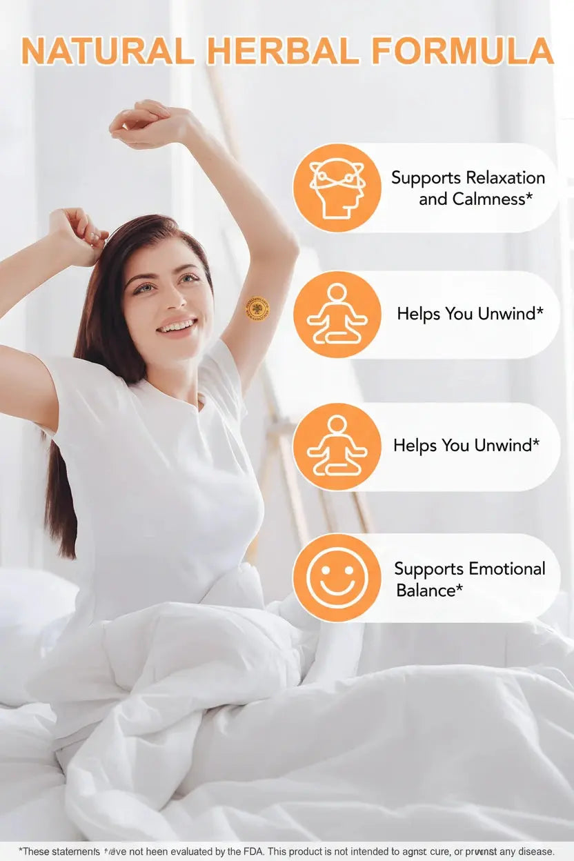 Acetiallabs Stress Down Patches - Natural Ingredients - Anxiety Relief - Calm & Relaxation Honos Beauty