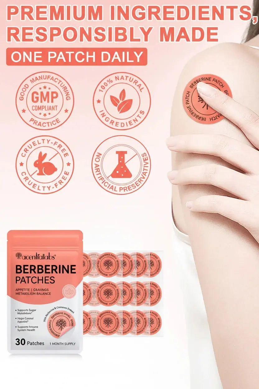Acentiallabs Berberine Patches - Appetite Control - Weight support patch My Store