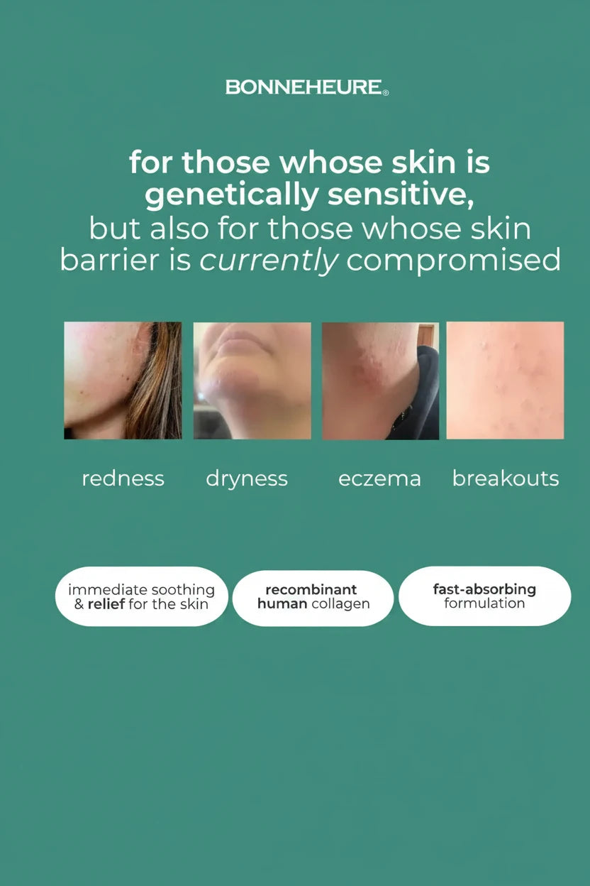 Human Collagen Recombinant Sheet Mask - Skin feels tighter and wrinkles soften Honos Beauty