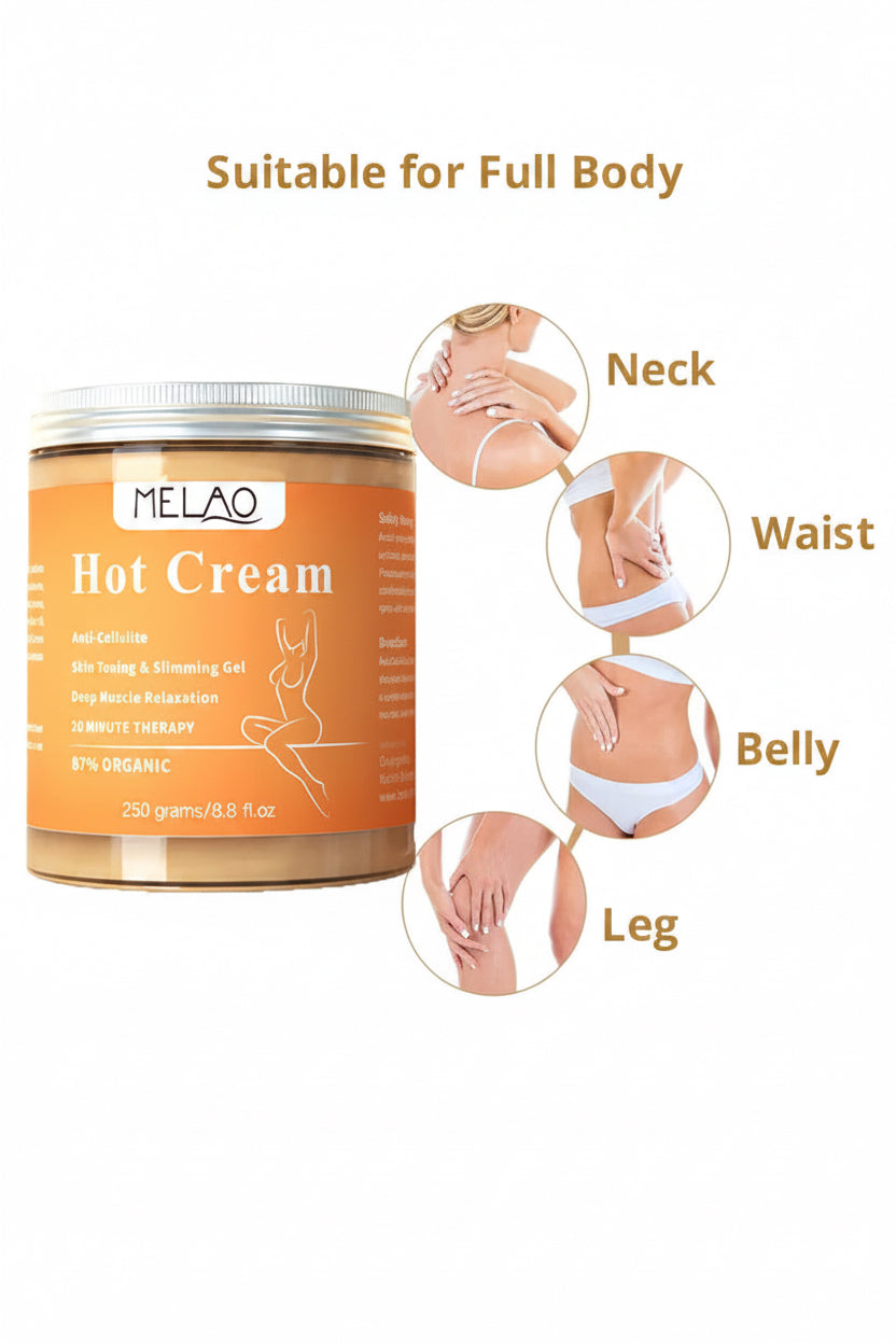 Melao Hot Cream - Prevents Cellulite - Sculpt Your Silhouette Honos Beauty