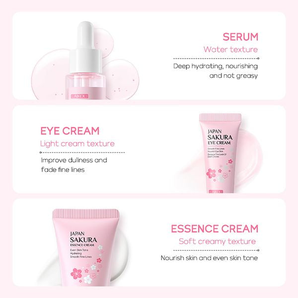 Japan Sakura Skincare Set 3-piece