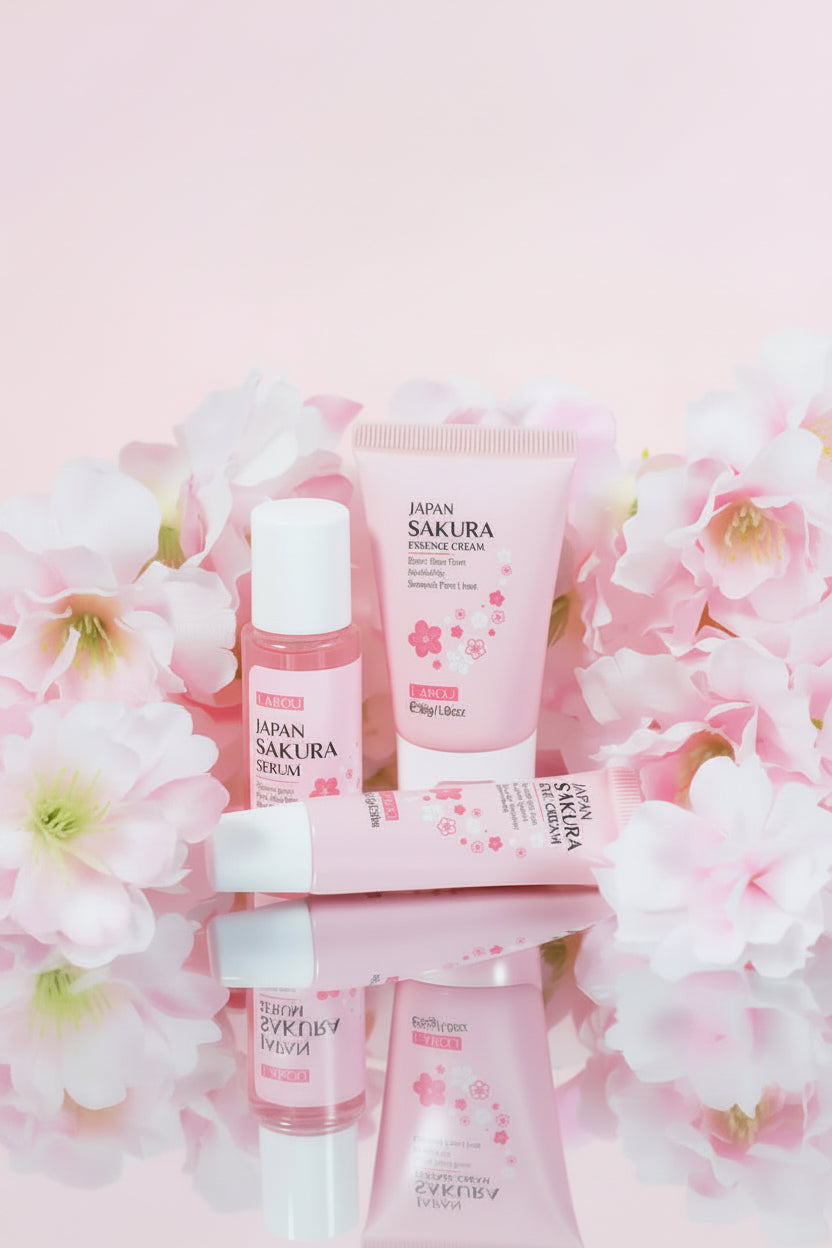 Japan Sakura 3-Piece Skincare Set Honos Beauty