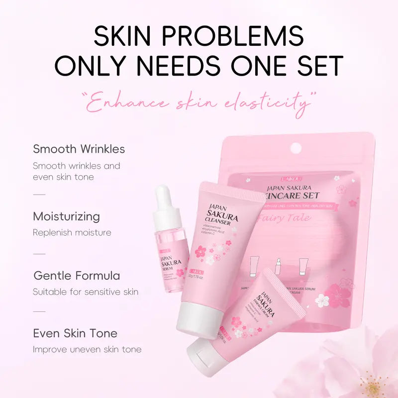 Japan Sakura Skincare Set 3-piece