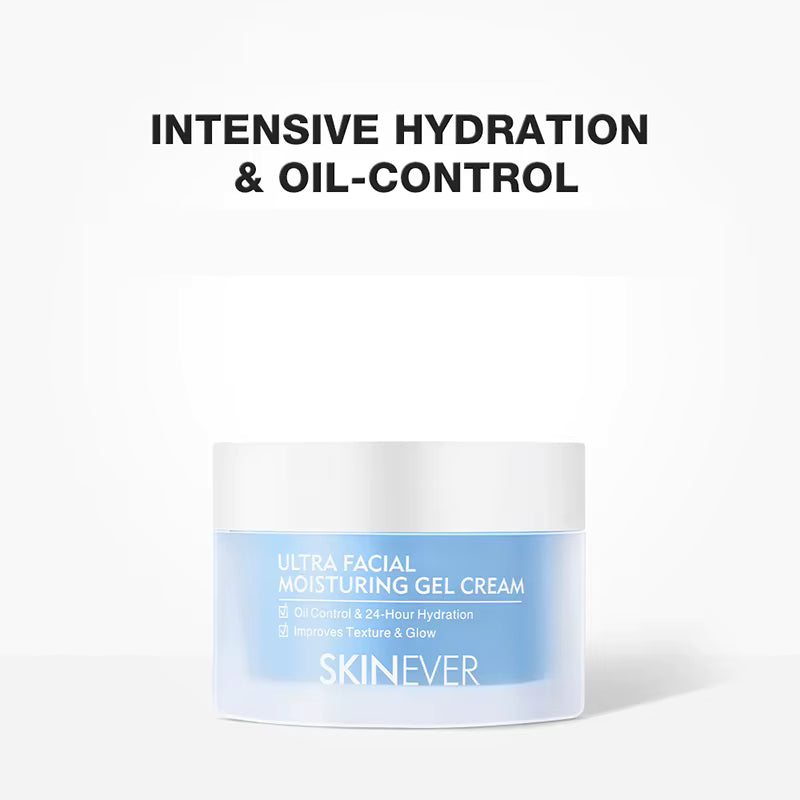 Ultra Facial Moisturizing Gel Cream - Prevents breakouts- Salicylic Acid