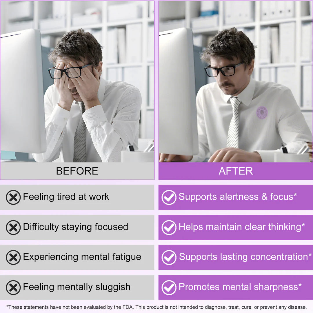 Acentiallabs Focus Patches - Support mental clarity & Concentration