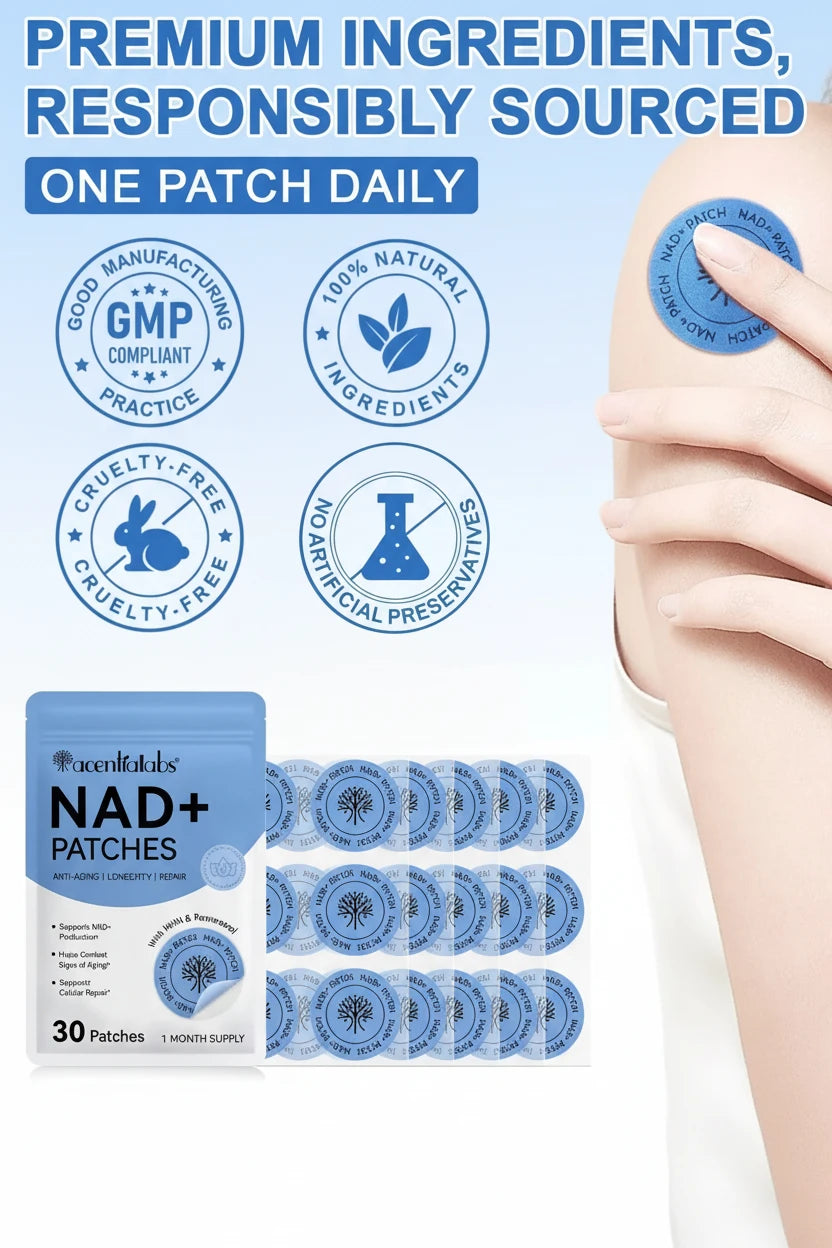 Acentiallabs NAD+ Patches - Supports Healthy Aging and Longevity Honos Beauty