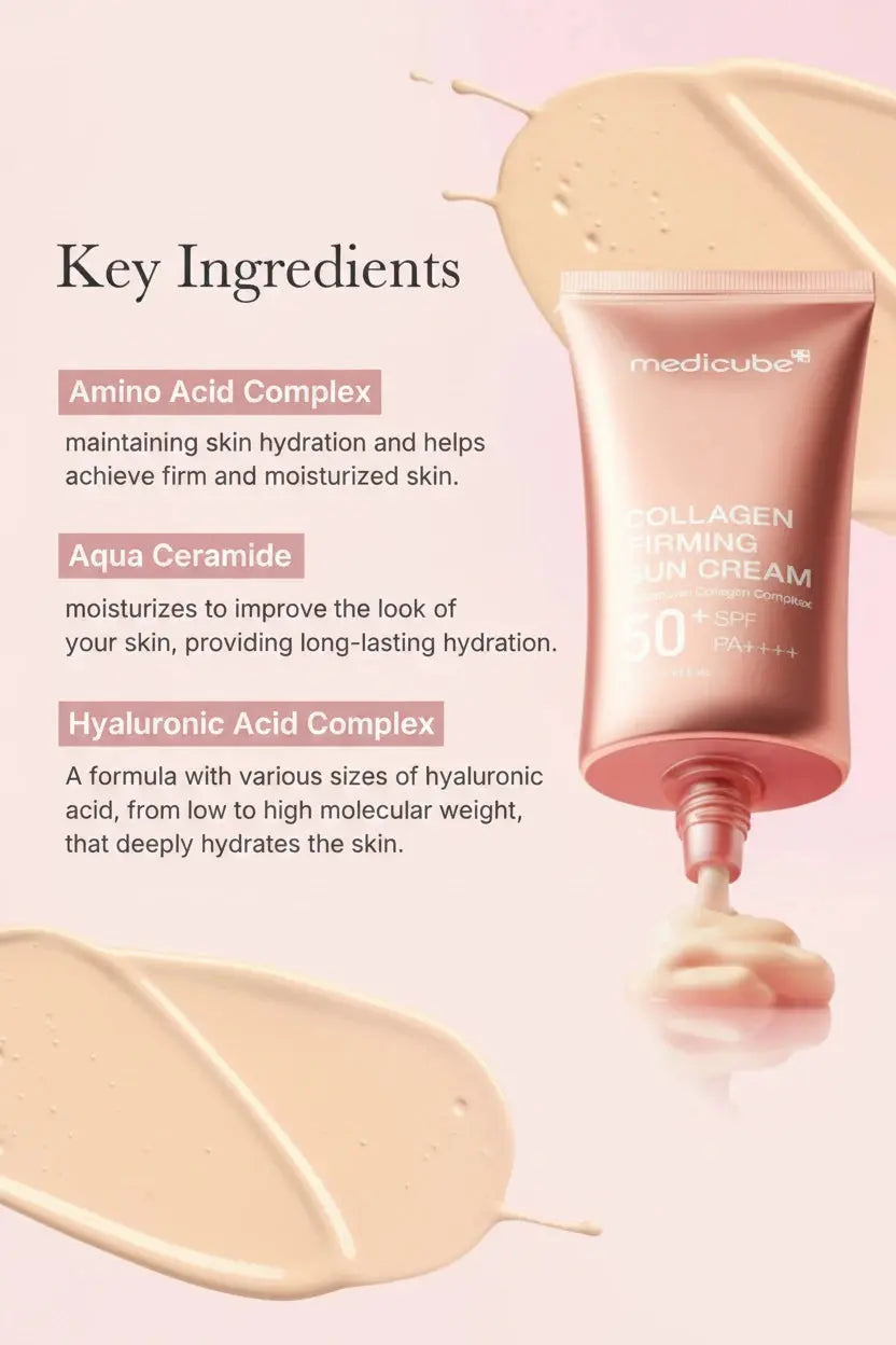 Medicube Collagen Firming Sunscreen SPF50 Honos Beauty