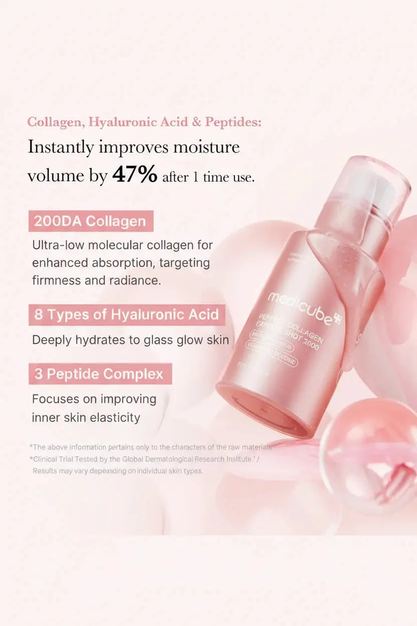 Medicube PDRN Pink Collagen Exosome Shot Honos Beauty