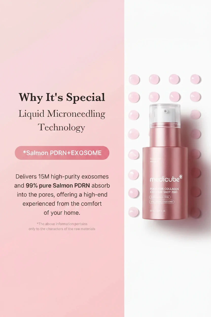 Medicube PDRN Pink Collagen Exosome Shot Honos Beauty