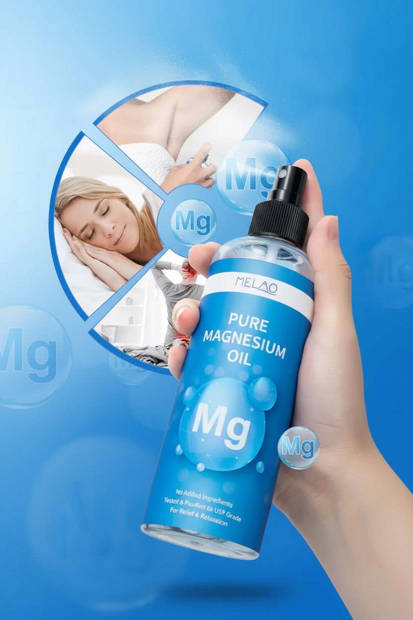 Melao Pure Magnesium Oil Spray | Topical Magnesium for Muscle Recovery & Relaxation Support Honos Beauty