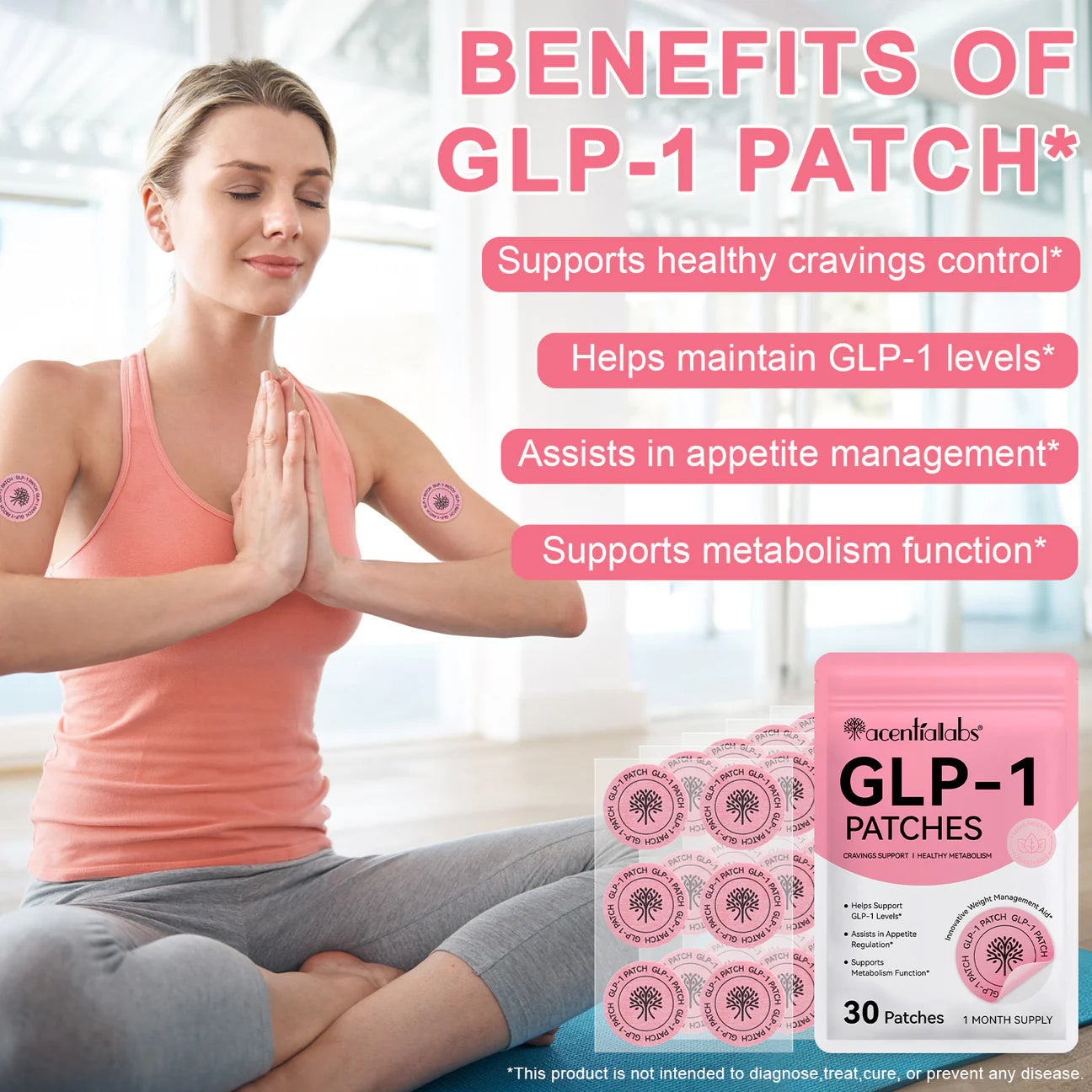 Acentiallabs GLP-1 Support Patches