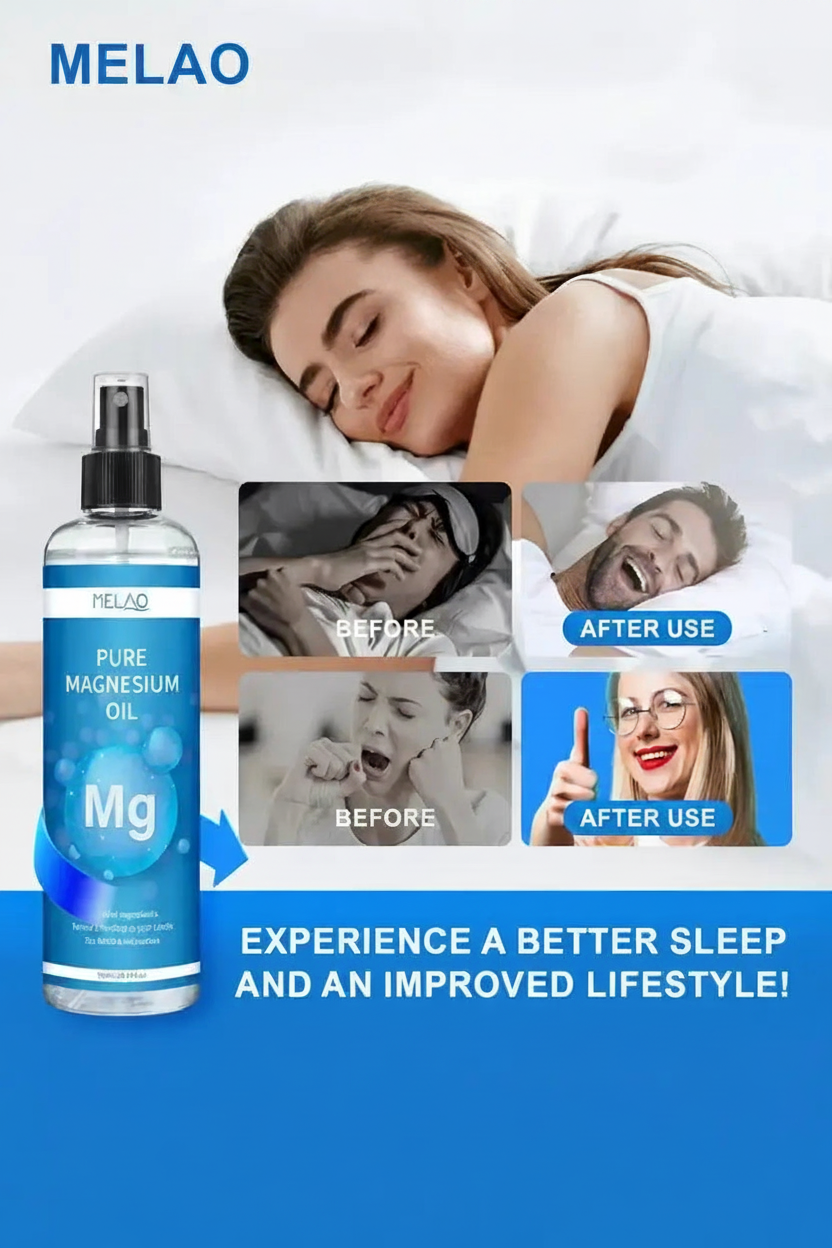 Melao Pure Magnesium Oil Spray | Topical Magnesium for Muscle Recovery & Relaxation Support Honos Beauty