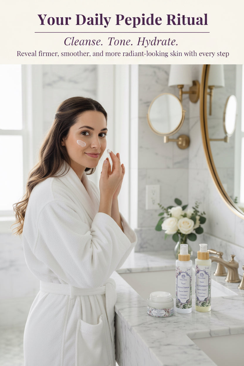 Peptide Trio | Boost Collagen, Holistic Beauty Hygia's Blue