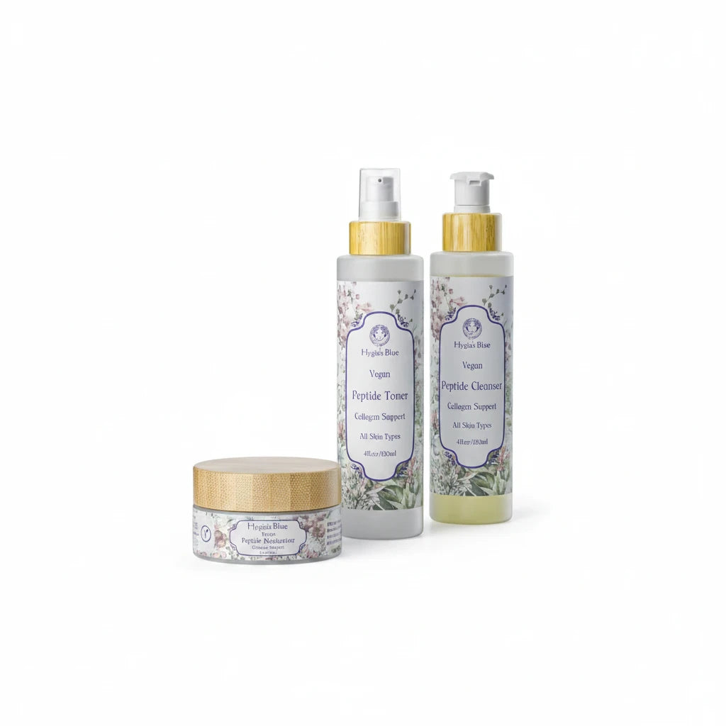 Hygia's Blue - Powerful Peptide Trio - Boost Collagen, Fragrance-free, Skincare Routine, Holistic Beauty Honos Beauty
