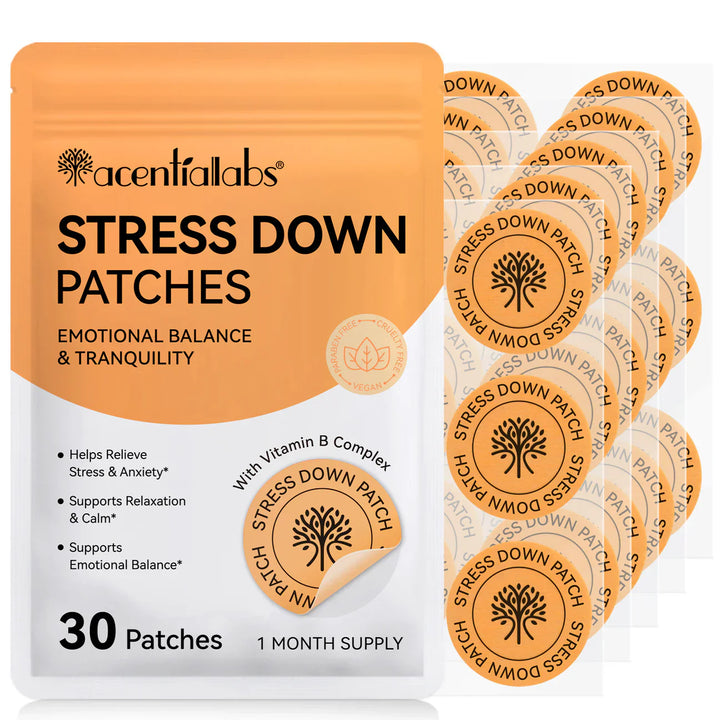 Stress Down Patches: Simple Support for Daily Calm and Balance
