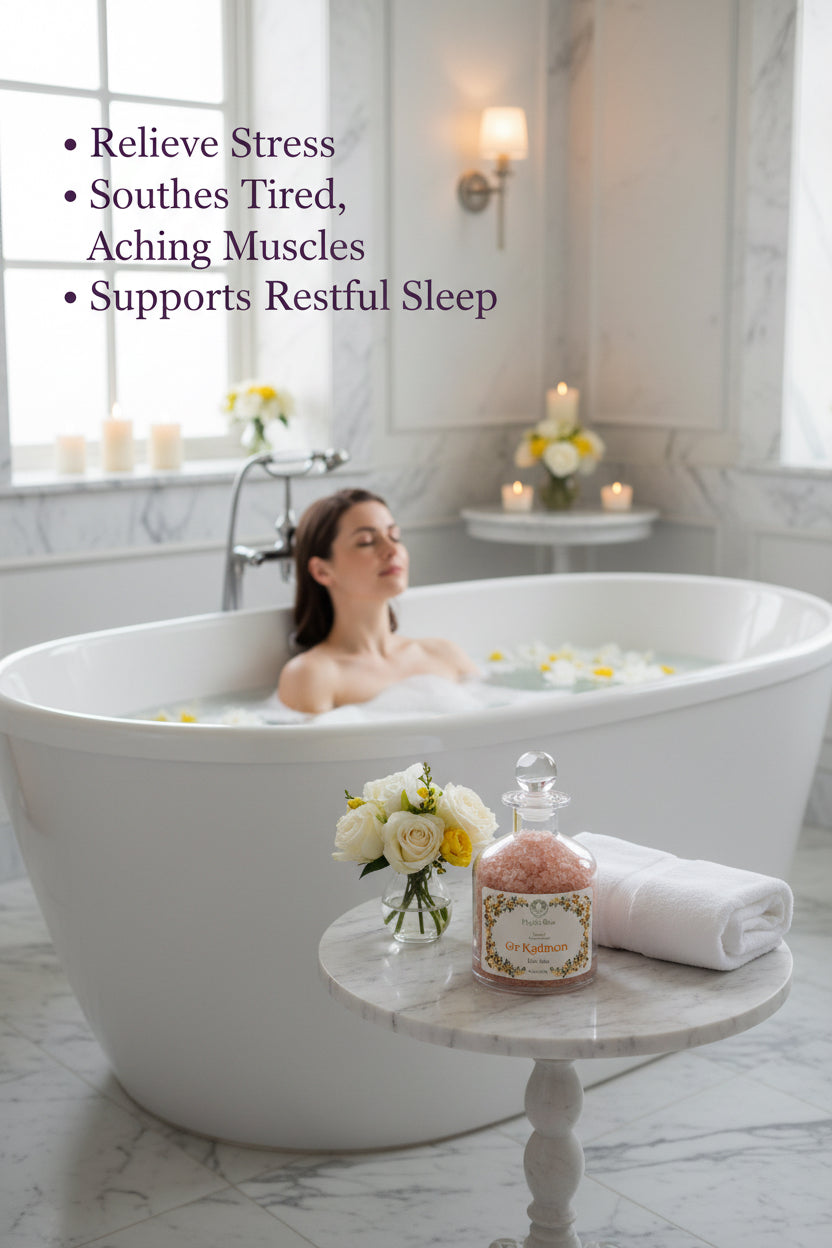 Hygia's Blue or Kadmon Bath Salts - Stress Relief - Deep relaxation
