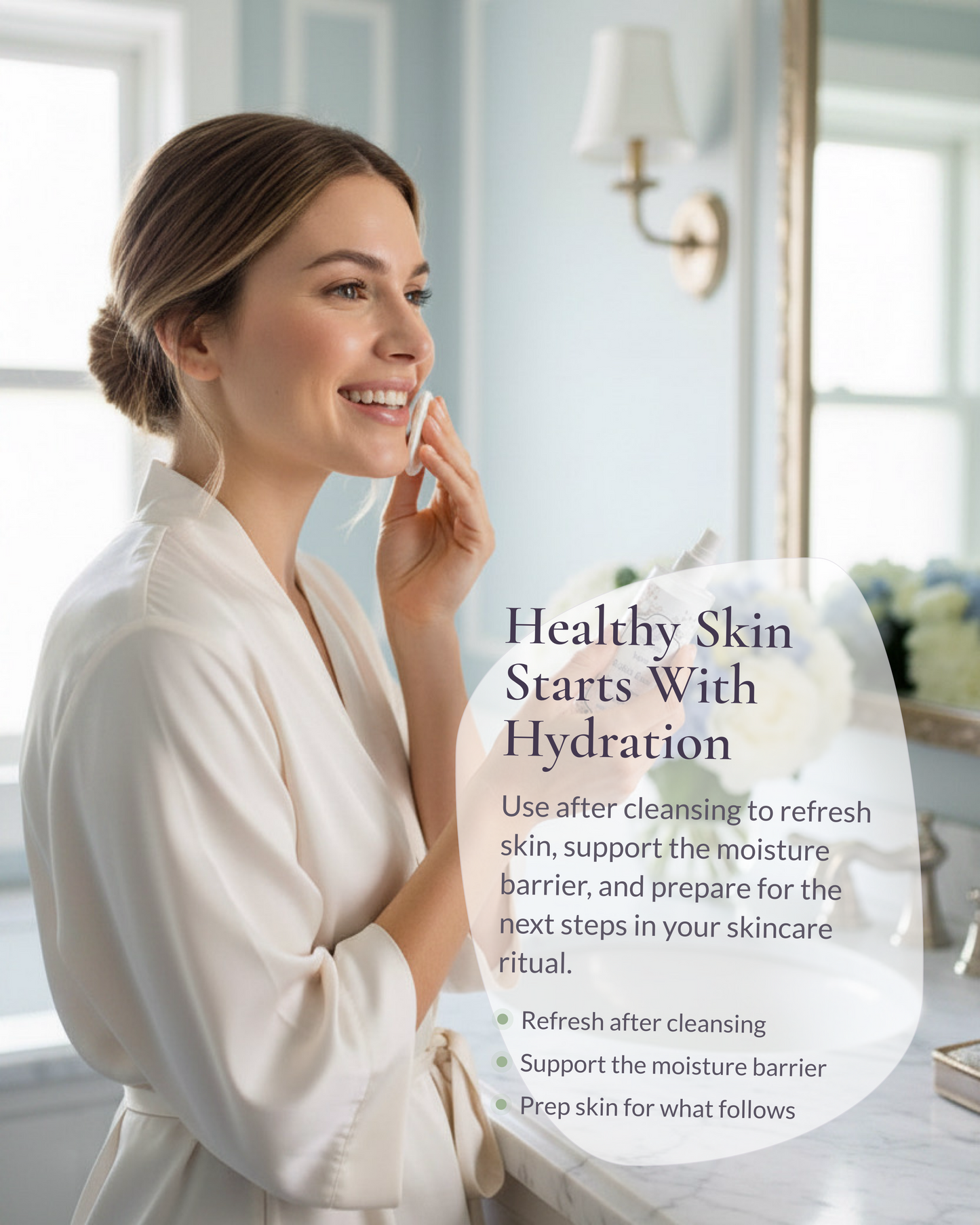 Peptide Toner | Boost Collagen,  Holistic Beauty,Firming facial toner Hygia's Blue