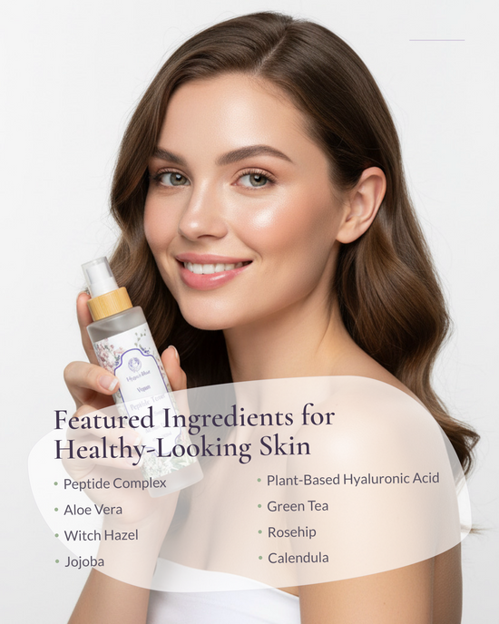 Peptide Toner | Boost Collagen,  Holistic Beauty,Firming facial toner Hygia's Blue