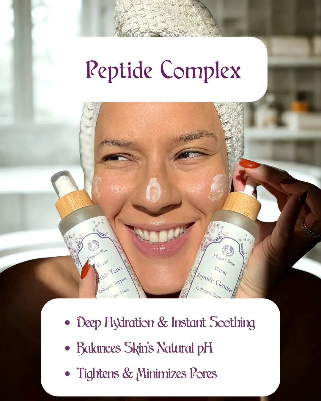 Hygia's Blue - Peptide Powered Toner– Boost Collagen - Frangance-free - Holistic Skincare My Store