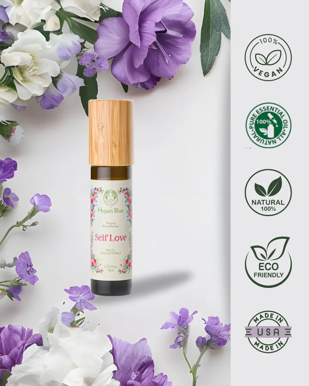 Hygia's Blue - Roll-On Self Love - Natural Essential Oils - Emotional Balance and Confidence My Store