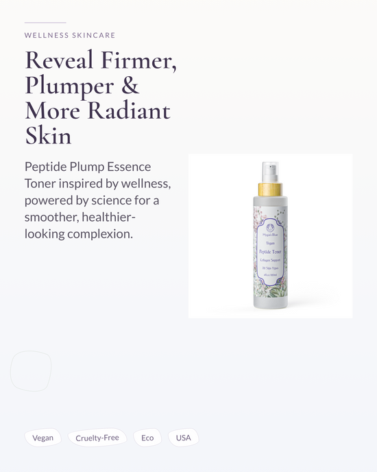 Peptide Toner | Boost Collagen,  Holistic Beauty,Firming facial toner Hygia's Blue