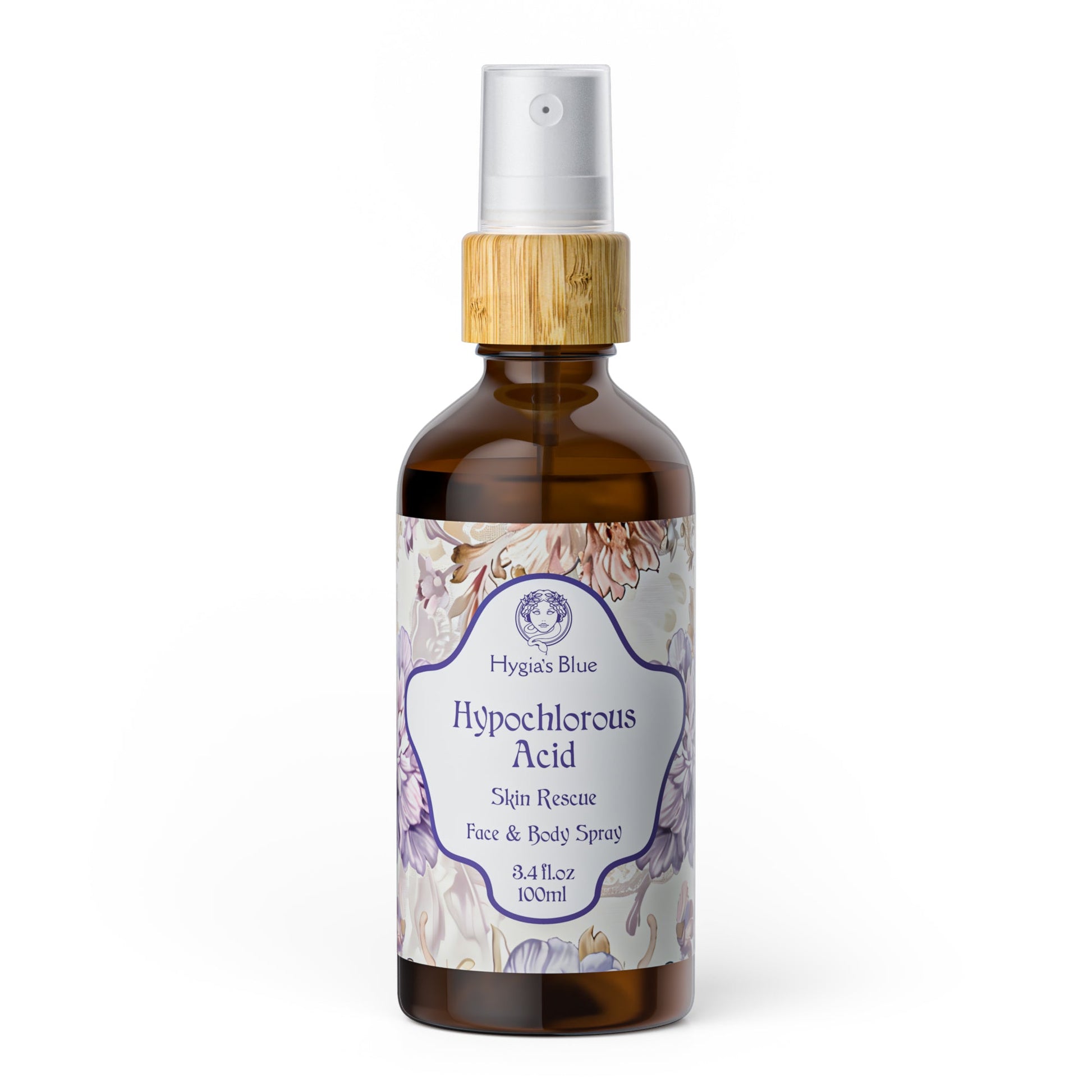 Hypochlorous Acid Spray - Defend the skin against harmful bacterias Hygia's Blue