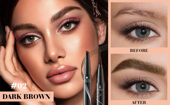 HelloKiss Liquid Brown Double Headed Pen