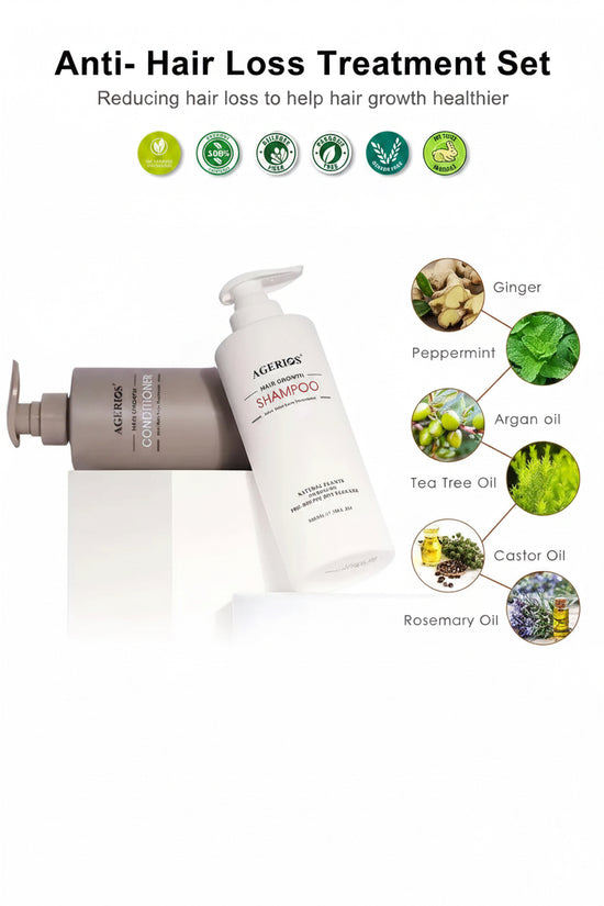 Agerios Hair Growth Conditioner- Stimulates Hair Growth- Strengthens Hair