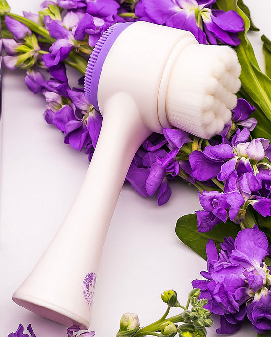 Hygia's Blue Dual Facial Cleanser Brush Hygias Blue