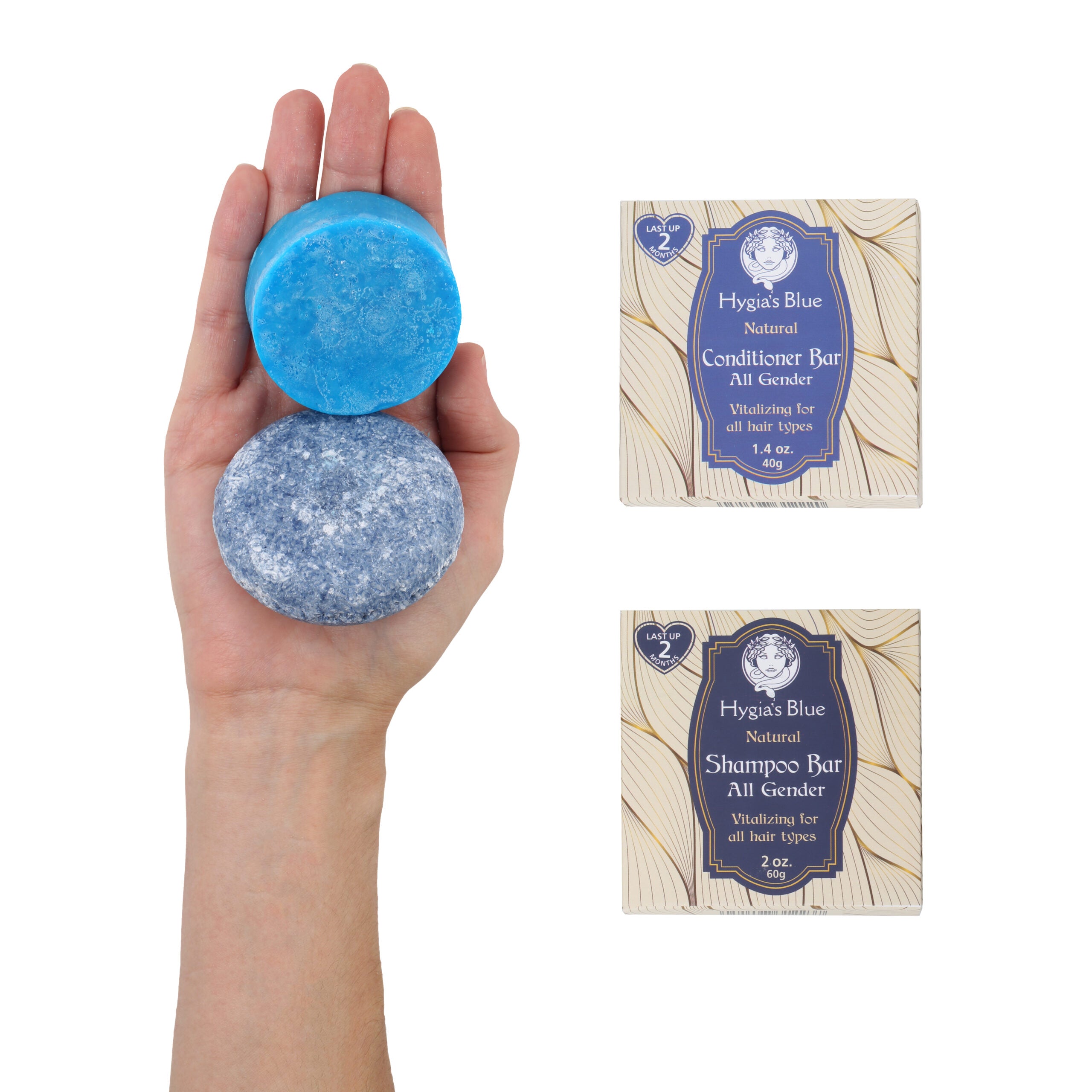 Natural Shampoo and Conditioner Combo Bar