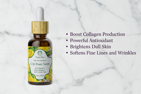 C 20 Power Serum  |  Vit C 20%- Brightening vitamin c serum Hygia's Blue
