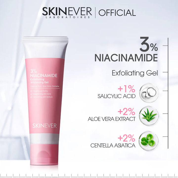 Exfoliating Whitening Gel- 3% Niacinamide -
