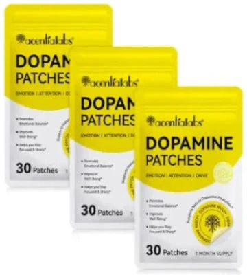 Acentiallabs Dopamine Patches - Support Focus, Motivation