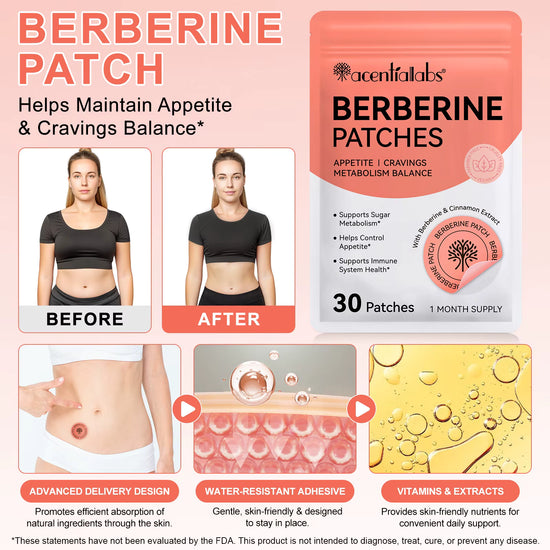 Berberine Patches- Appetite and Control- Metabolism Balance