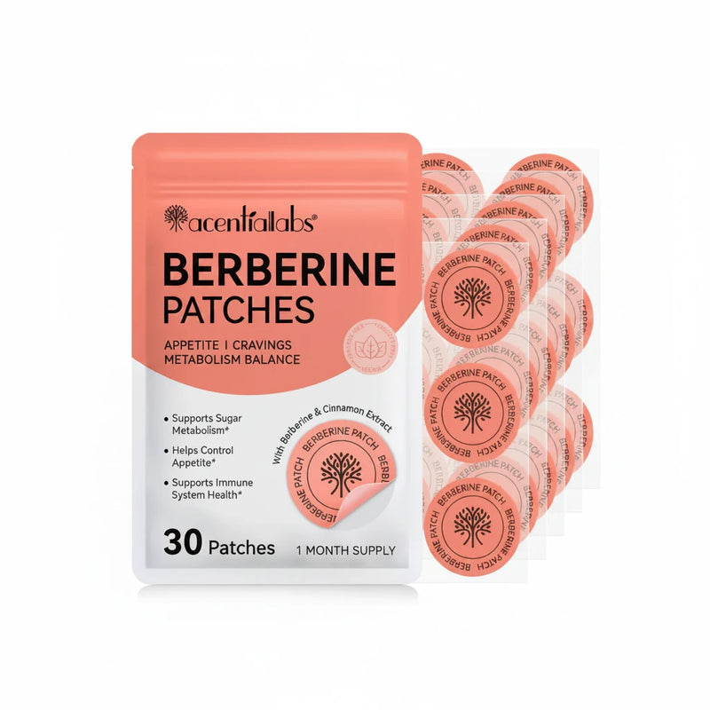 Acentiallabs Berberine Patches- Appetite and Control- Metabolism Balance