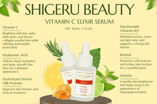 Shigeru Beauty Pure Glow – Vitamin C Elixir￼
