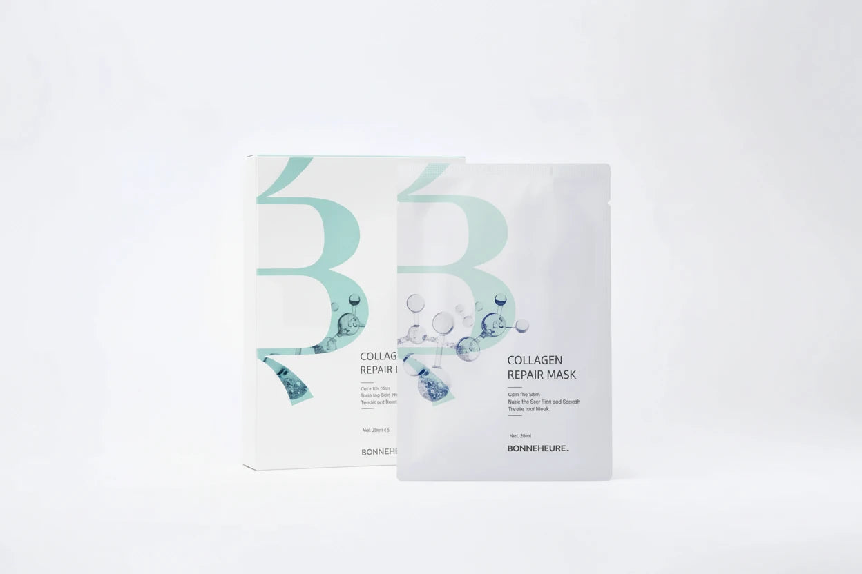 Human Collagen Recombinant Sheet Mask  - Skin feels tighter and wrinkles soften