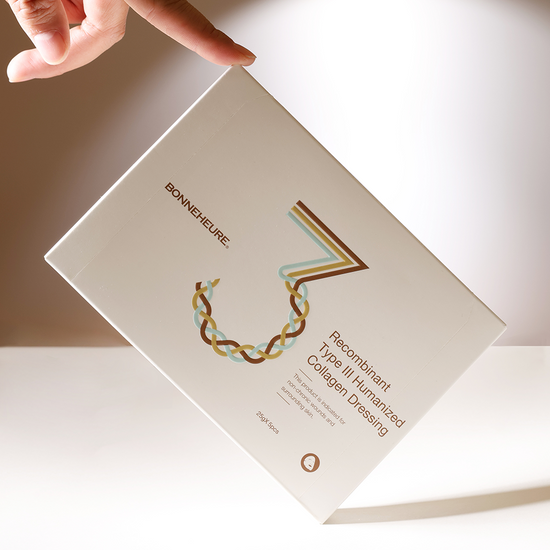 Human Collagen Recombinant Sheet Mask  - Skin feels tighter and wrinkles soften