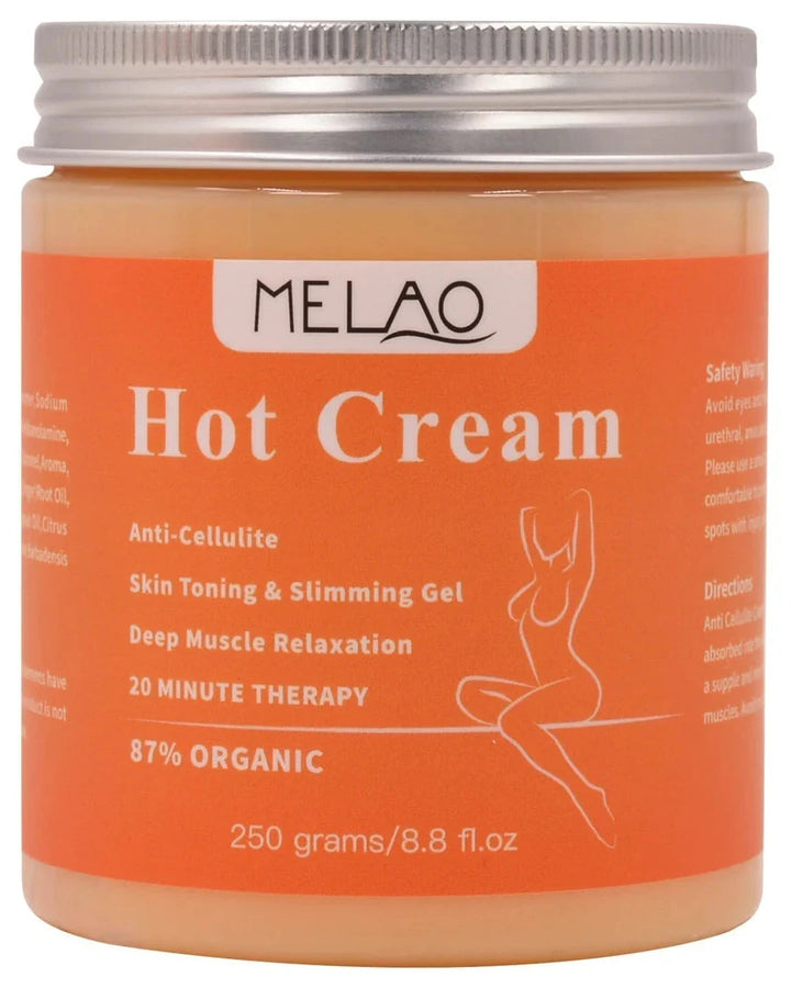 Melao Hot Cream - Prevents Cellulite- Sculp your silhouette