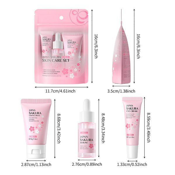 Japan Sakura Skincare Set  3-piece