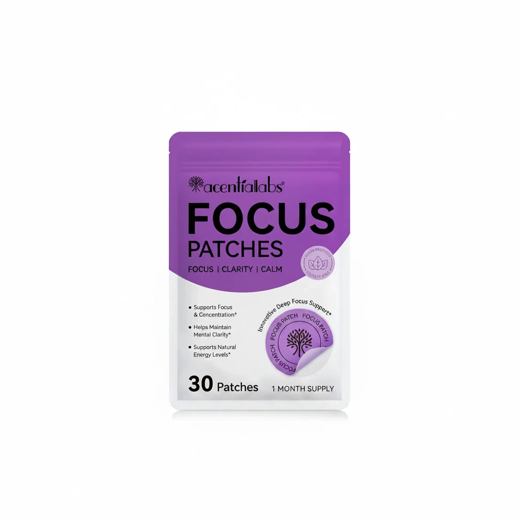 Acentiallabs Focus Patches - Support mental clarity &  Concentration