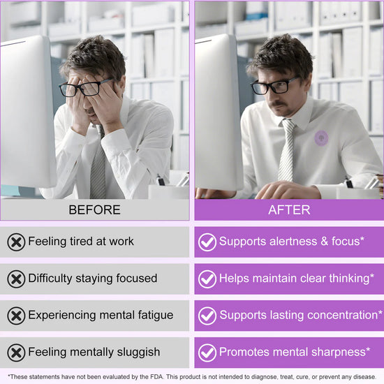 Acentiallabs Focus Patches - Support mental clarity &  Concentration