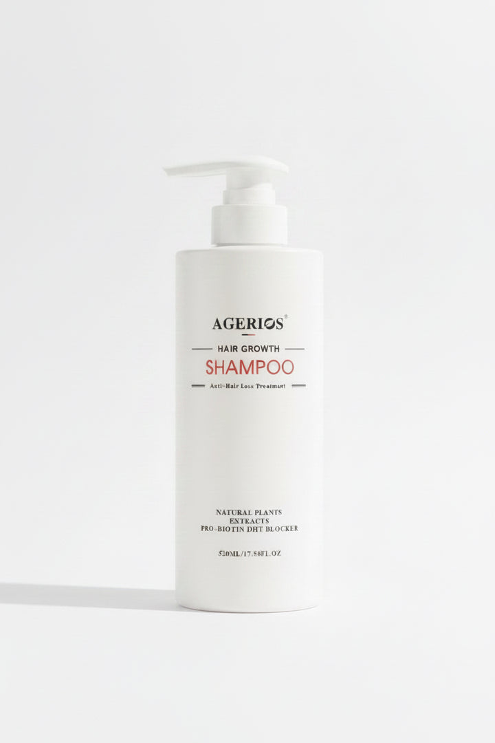 Agerios Hair Growth Shampoo- Stimulates Hair Growth- Strengthens Hair