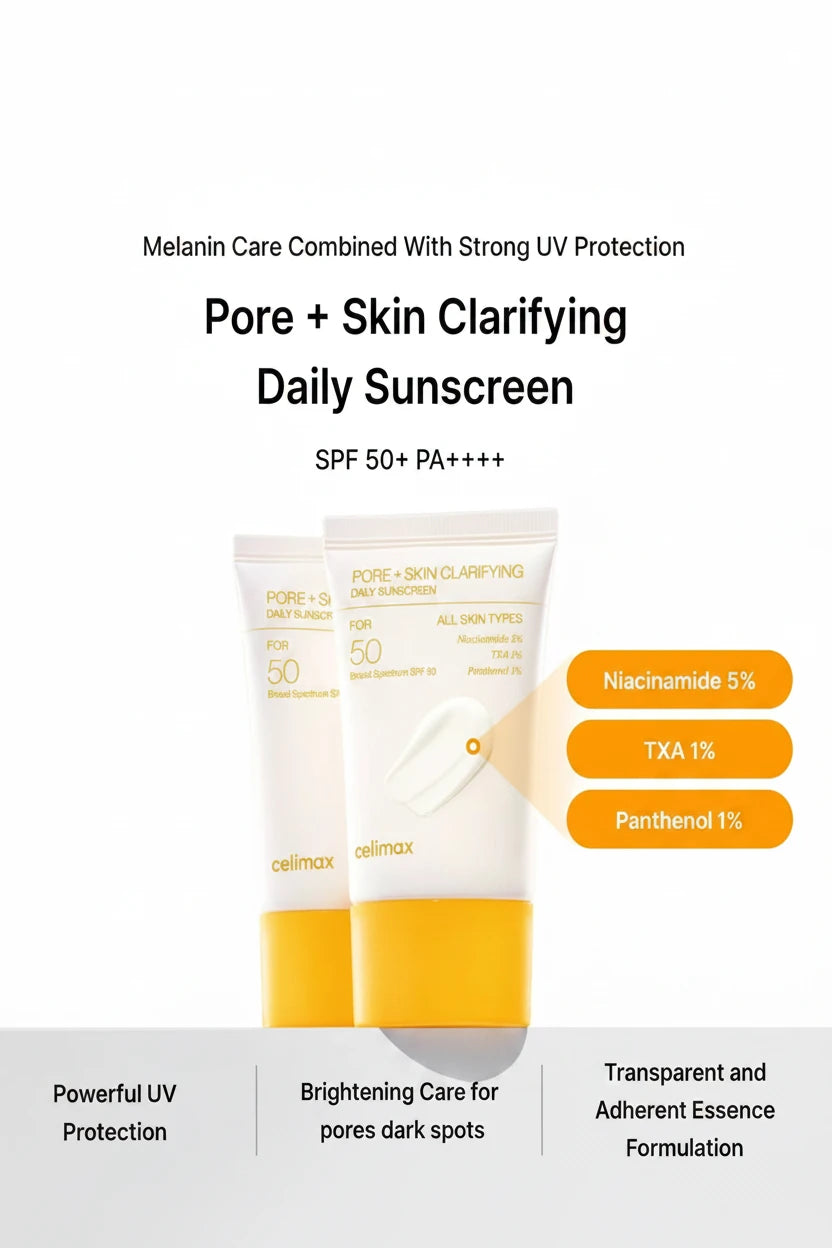 Celimax  Pore + Skin Clarifying Daily Sunscreen SPF 50+