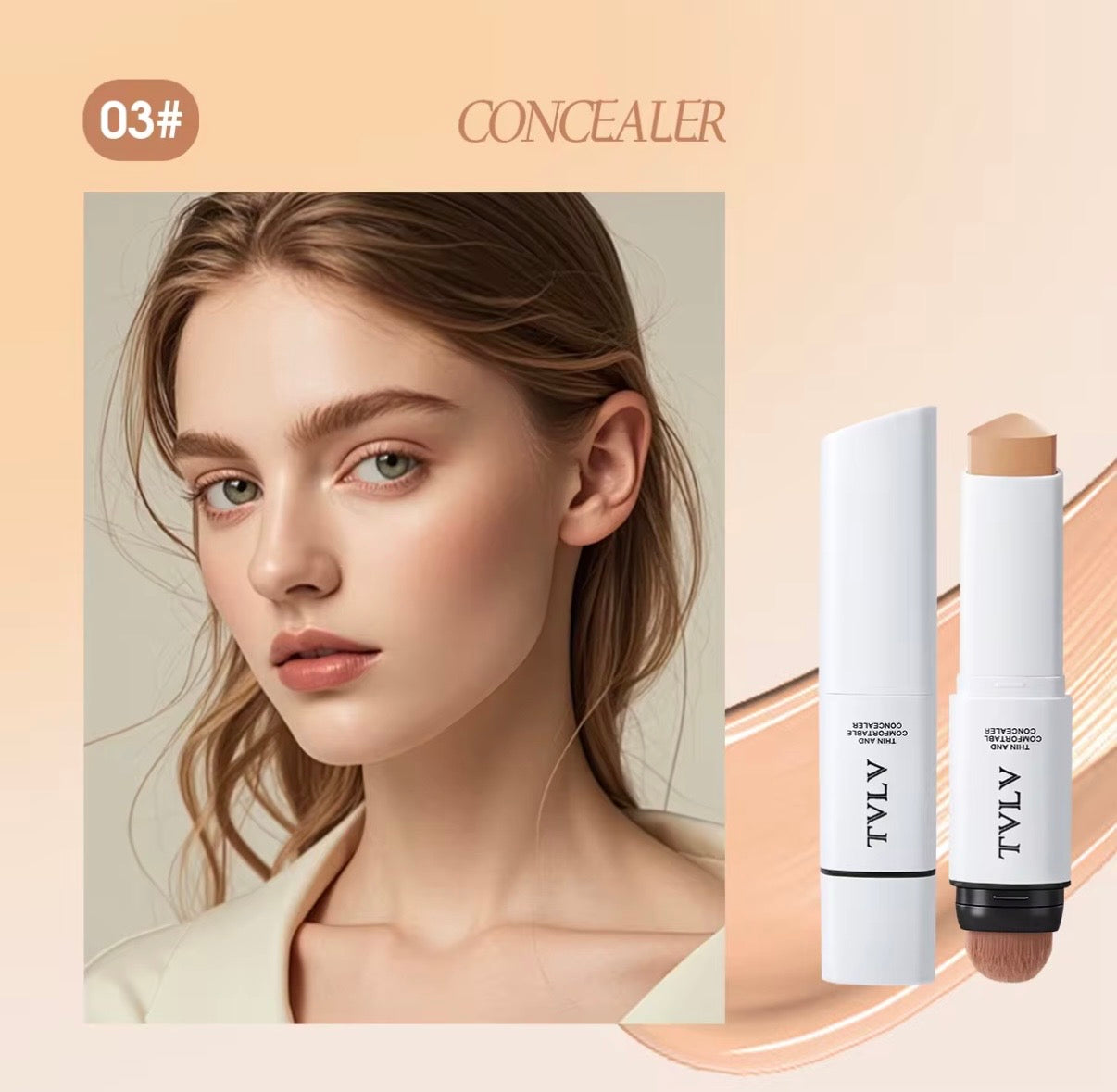 TVLV Concealer Foundation Stick -  Concealer and foundation combination