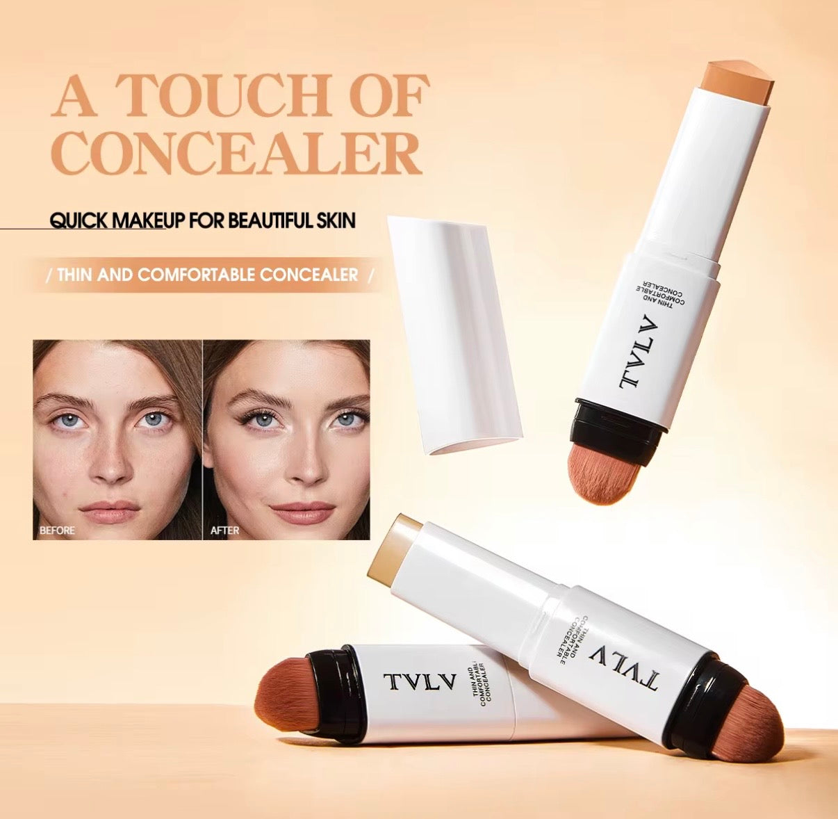 TVLV Concealer Foundation Stick -  Concealer and foundation combination