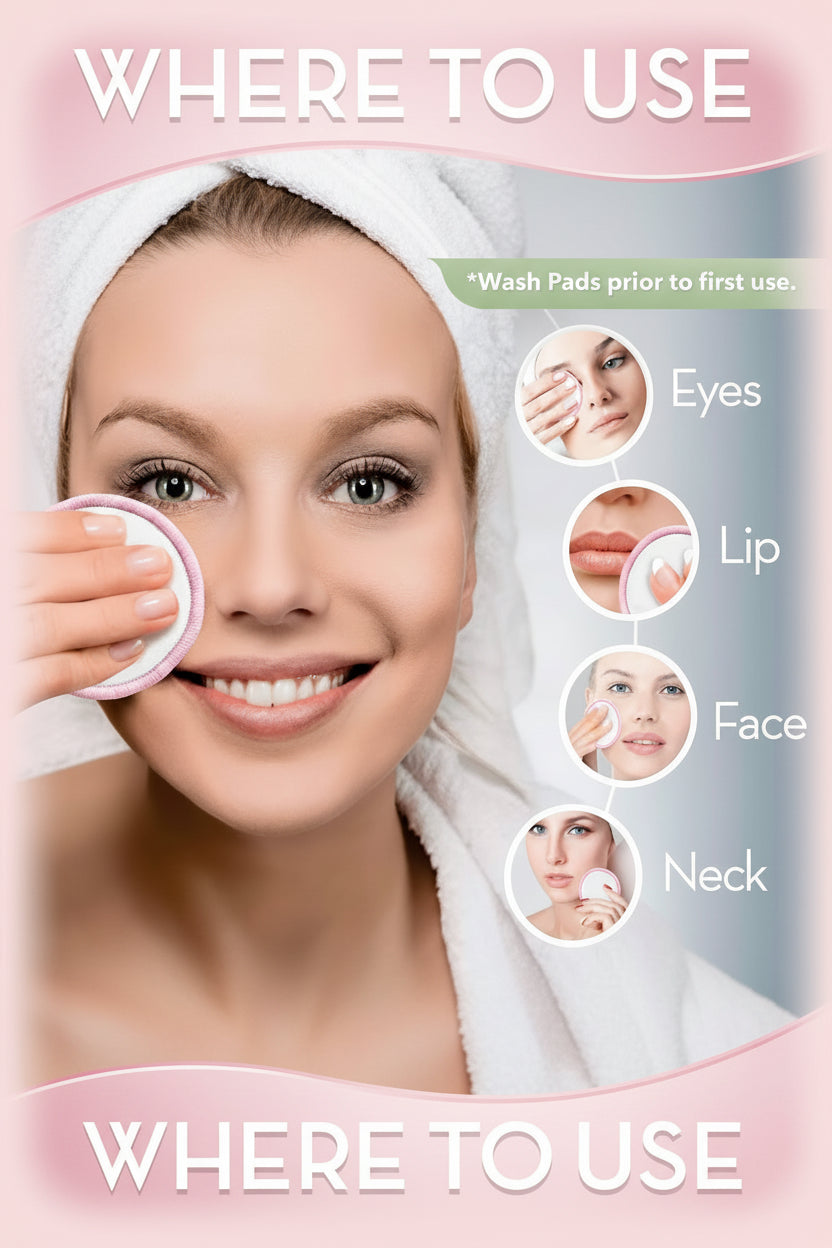 Reusable Makeup Remover Pads | Washable &amp; Eco-Friendly Facial Pads