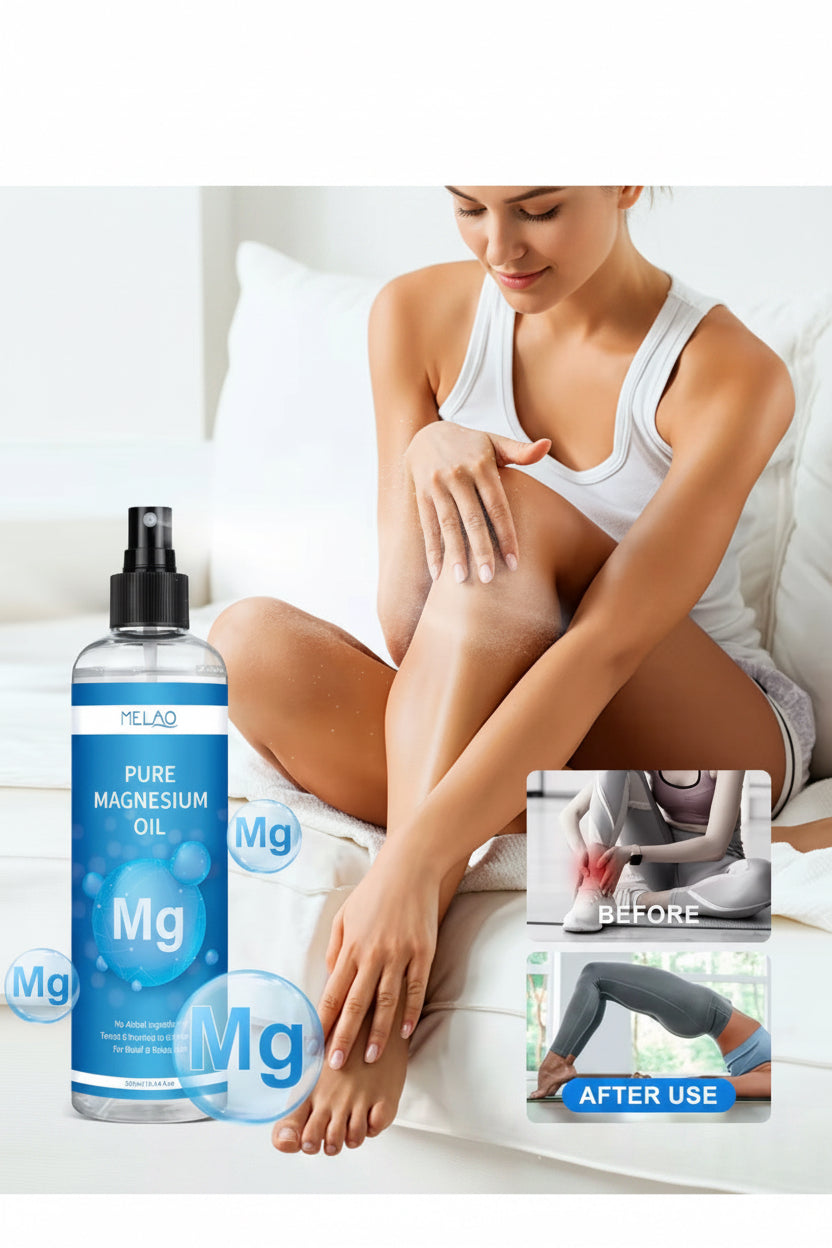 Melao Pure Magnesium Oil Spray | Topical Magnesium Muscle Recovery & Relaxation Support