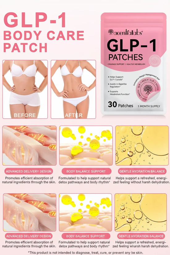 Acentiallabs GLP-1 Support   Patches
